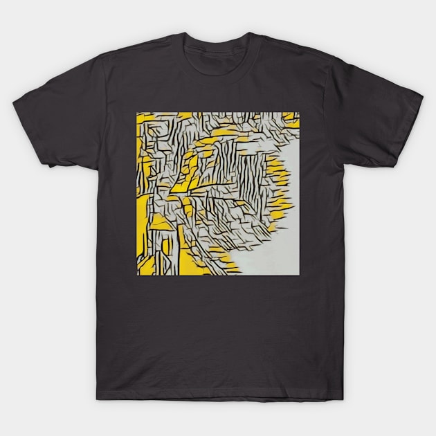 Yellow modern T-Shirt by COLORAMA